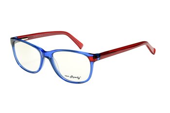 Acetate frame bright blue/re