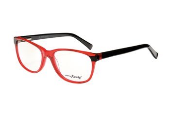 Acetate frame bright red/bla