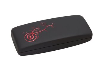 Metal case L flower emboss